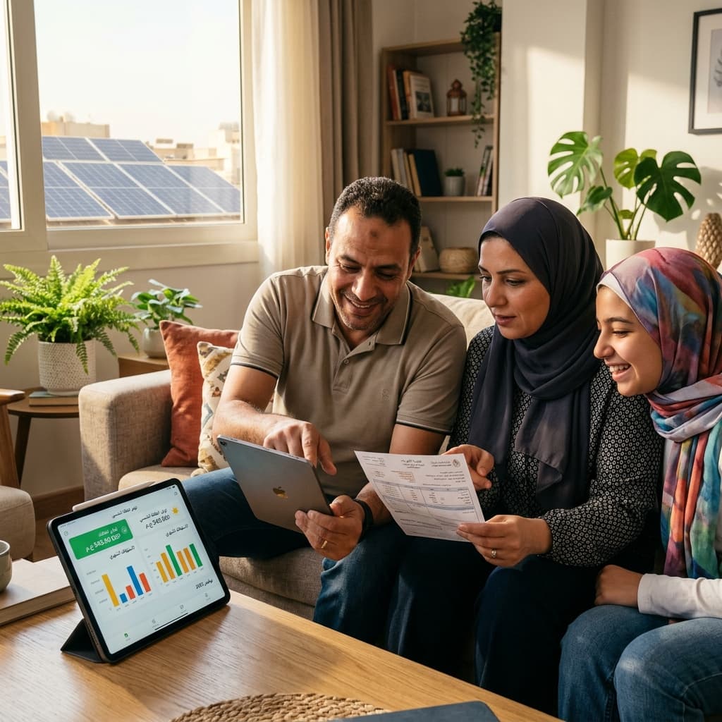 دليلك الشامل: كيف تحسب عائد الاستثمار في الطاقة الشمسية؟